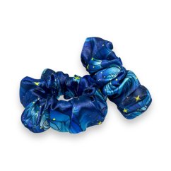 Scrunchie gumička do vlasů - Astral waves