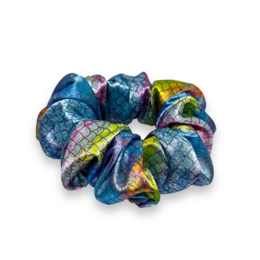 Scrunchie gumička do vlasů  - Mermaid