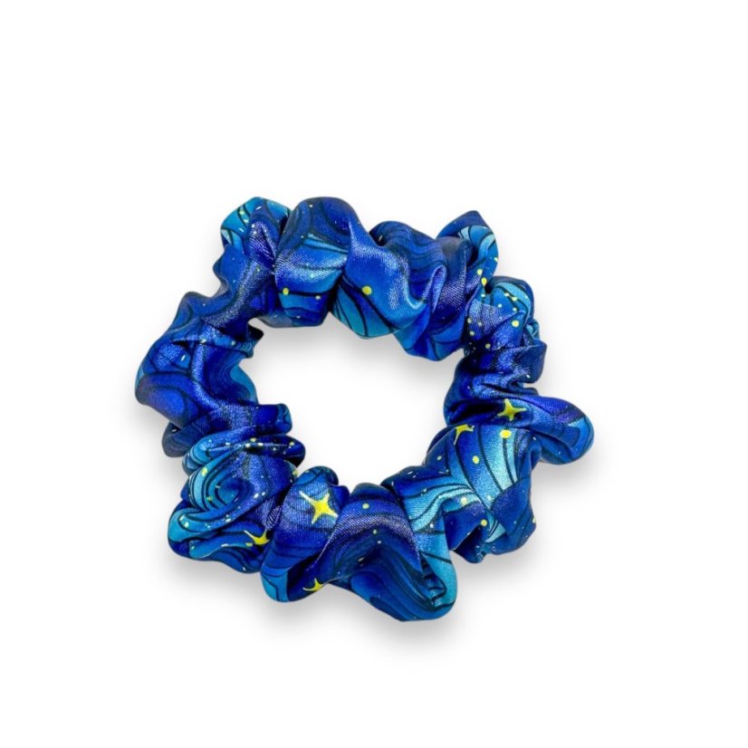 Scrunchie gumička do vlasů - Astral waves