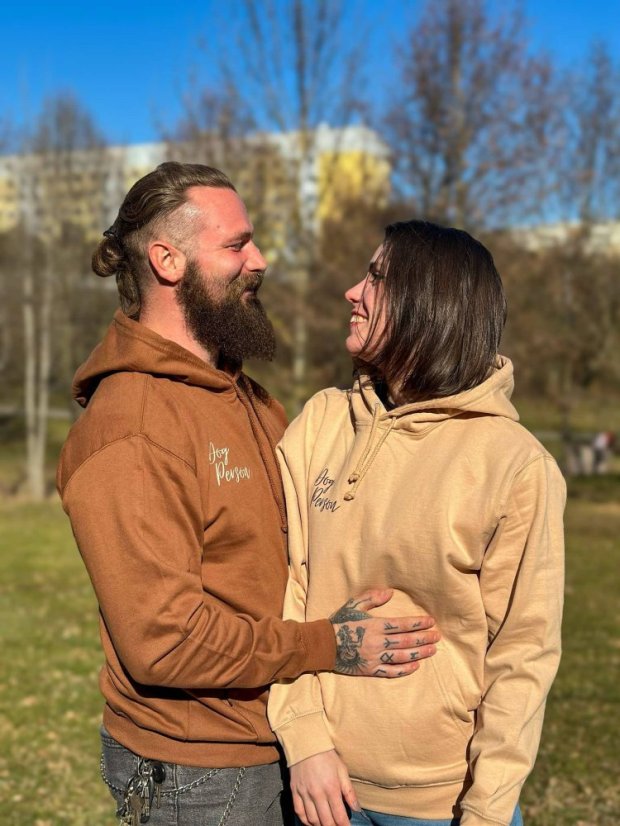 Mikina se psím motivem - Velikost: XL
