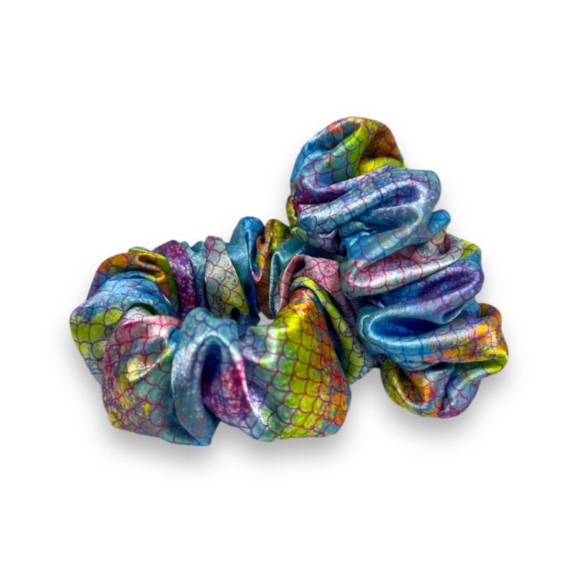 Scrunchie gumička do vlasů  - Mermaid